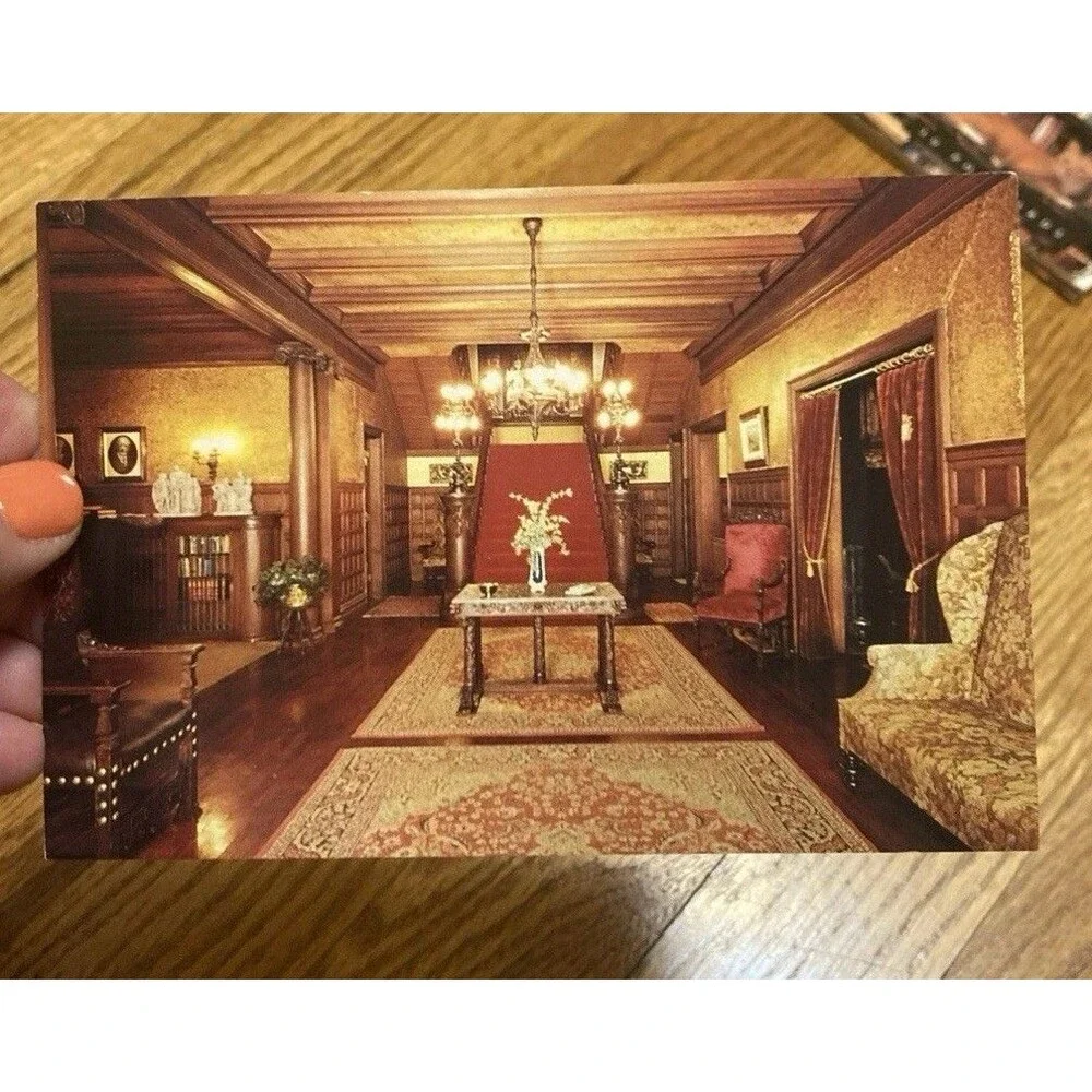 Postcards Reception Hall Rockliffe Mansion Garth Mansion Hannibal Missouri 3